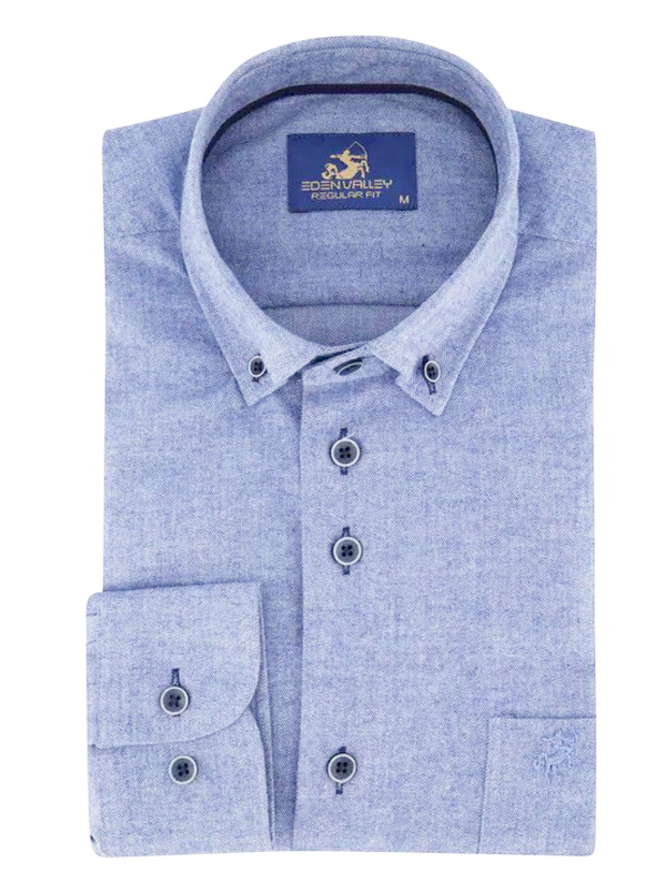 Eden Valley Regular fit Flanel Overhemd - 515020-31-R