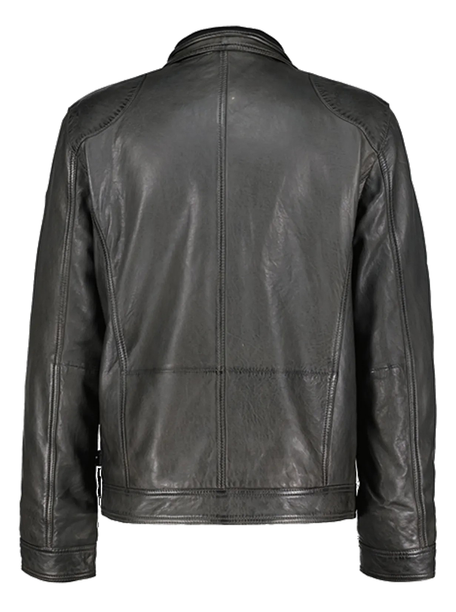 Donders 1860 Antraciet Leren Jack - 52635-584
