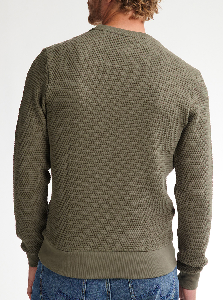 Petrol Industries Groene Sweater Ronde hals - M-3050-SWR300