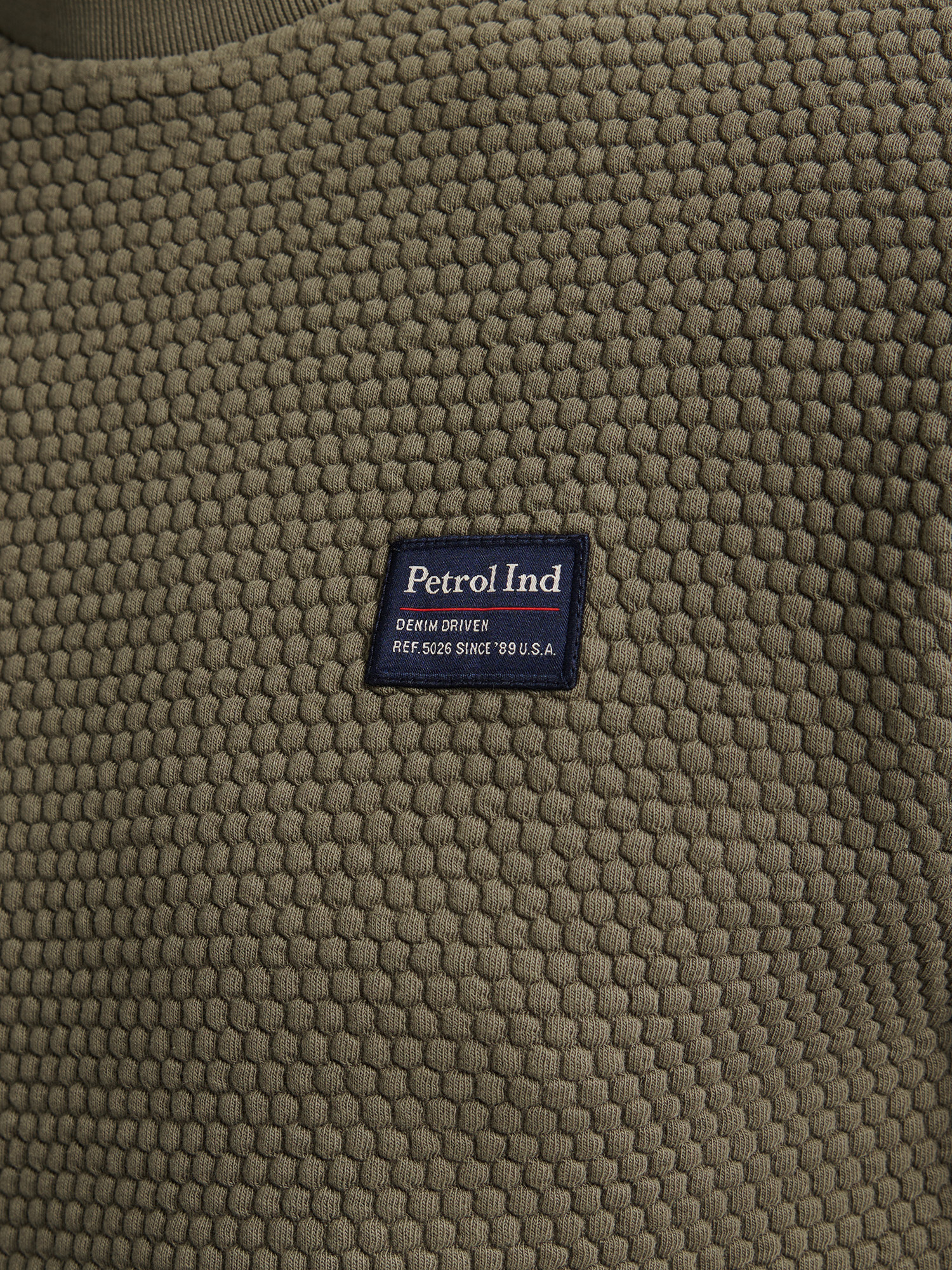 Petrol Industries Groene Sweater Ronde hals - M-3050-SWR300