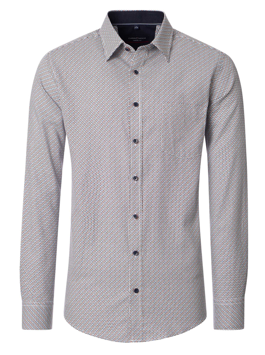 Casa Moda Overhemd Lange mouw met Print - 454528300