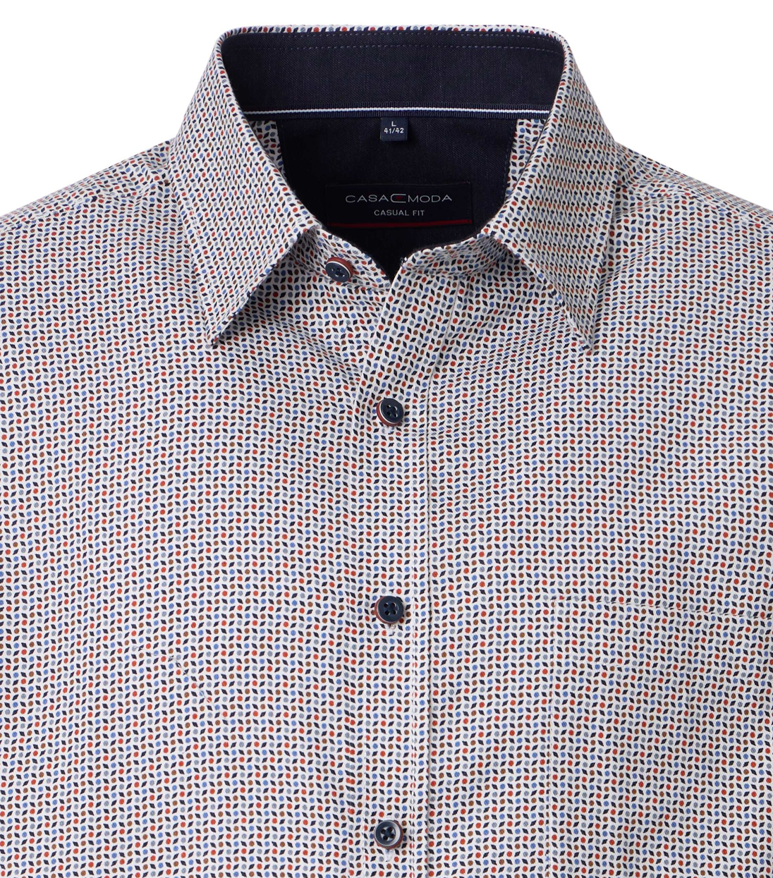 Casa Moda Overhemd Lange mouw met Print - 454528300