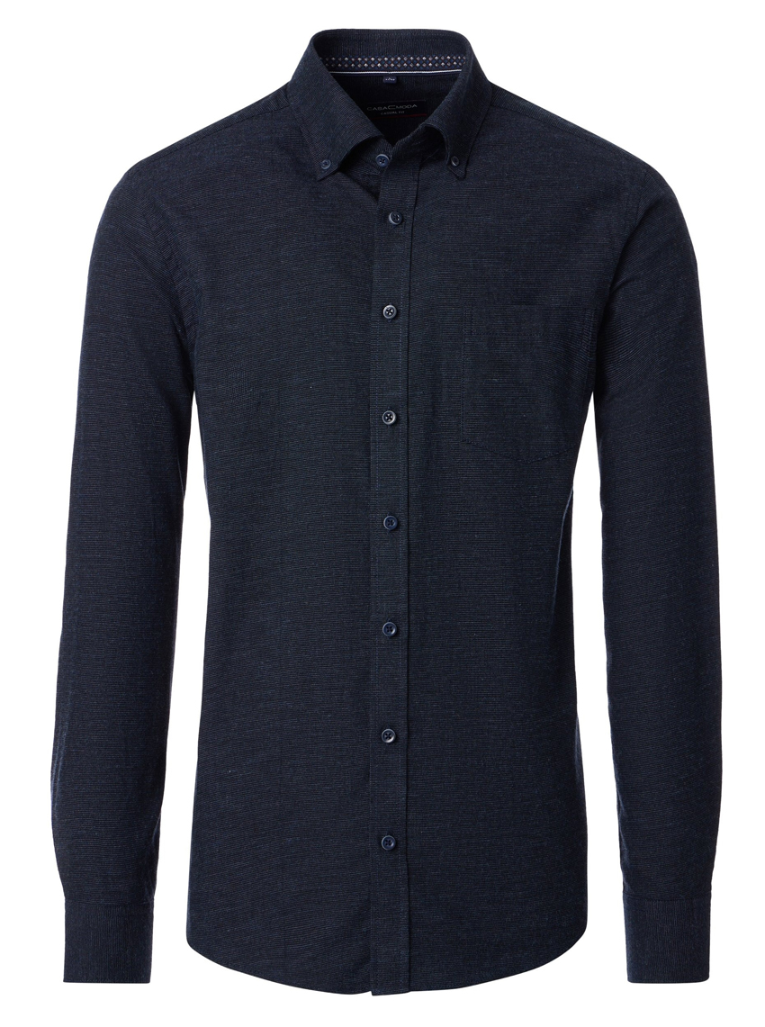 Casa Moda Donkerblauw Overhemd - 454528200