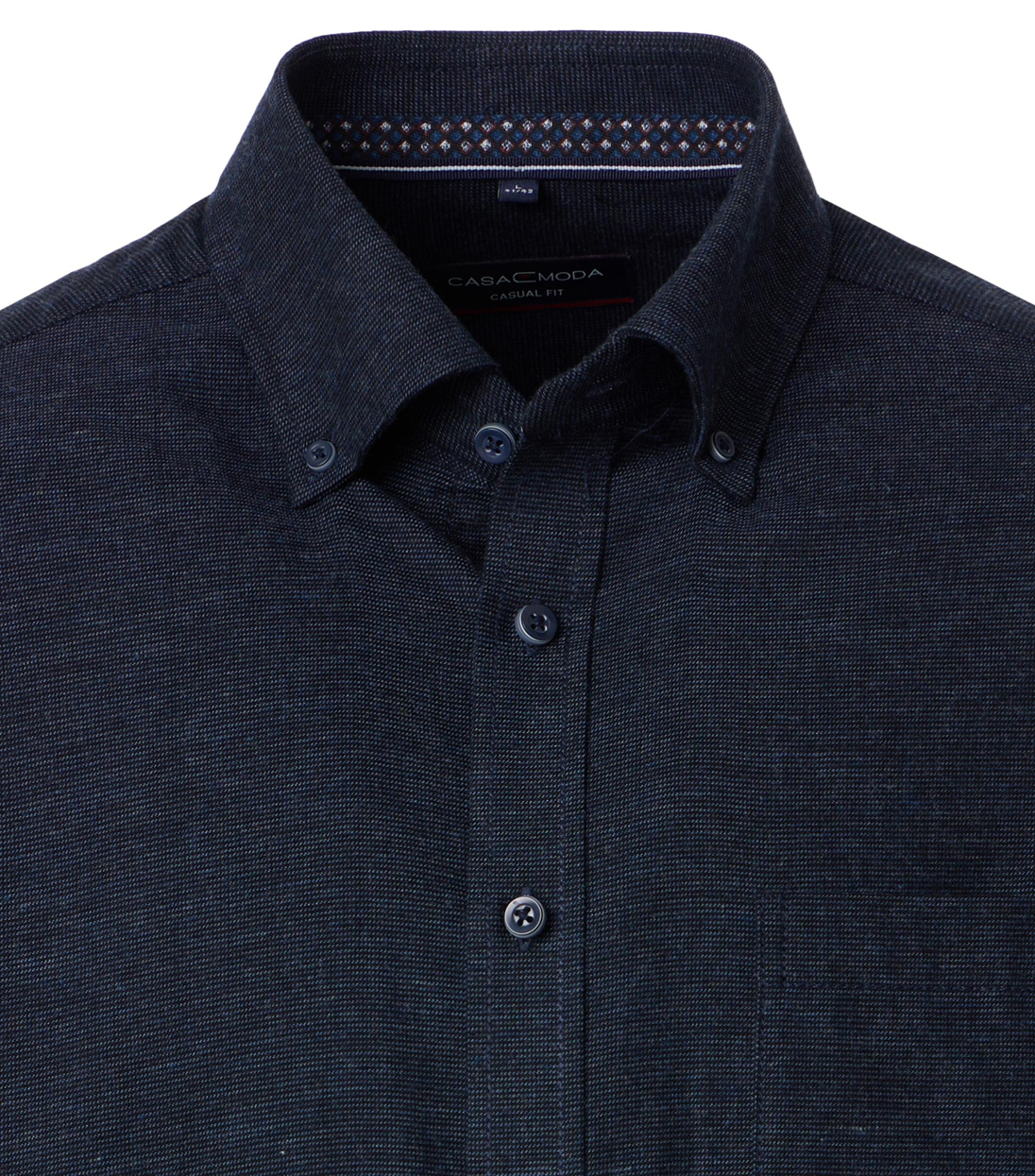 Casa Moda Donkerblauw Overhemd - 454528200