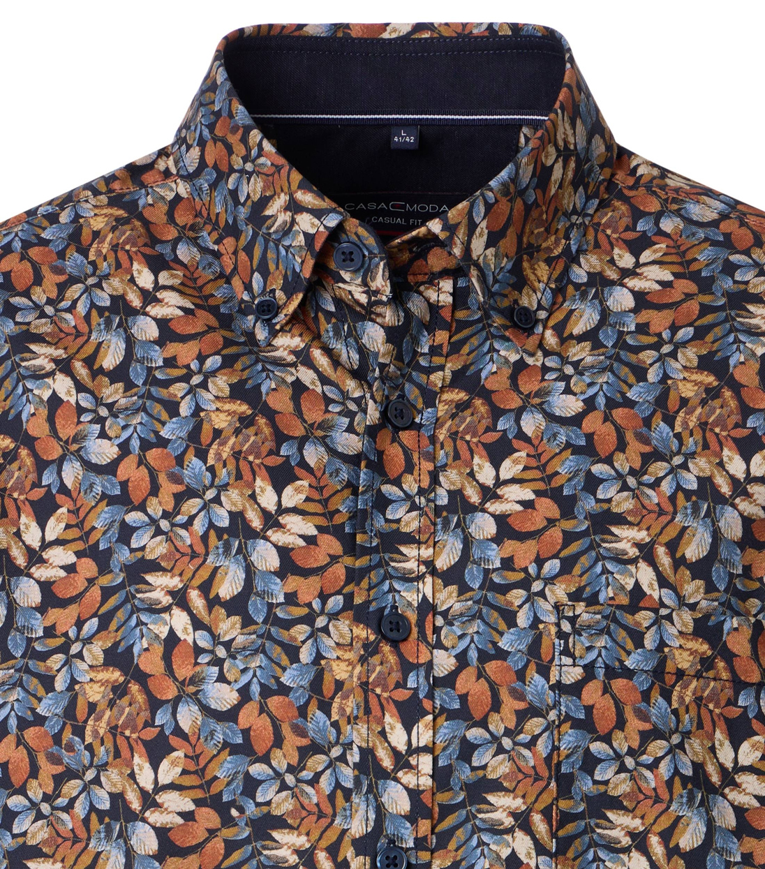 Casa Moda Overhemd met Bladeren - 454528700