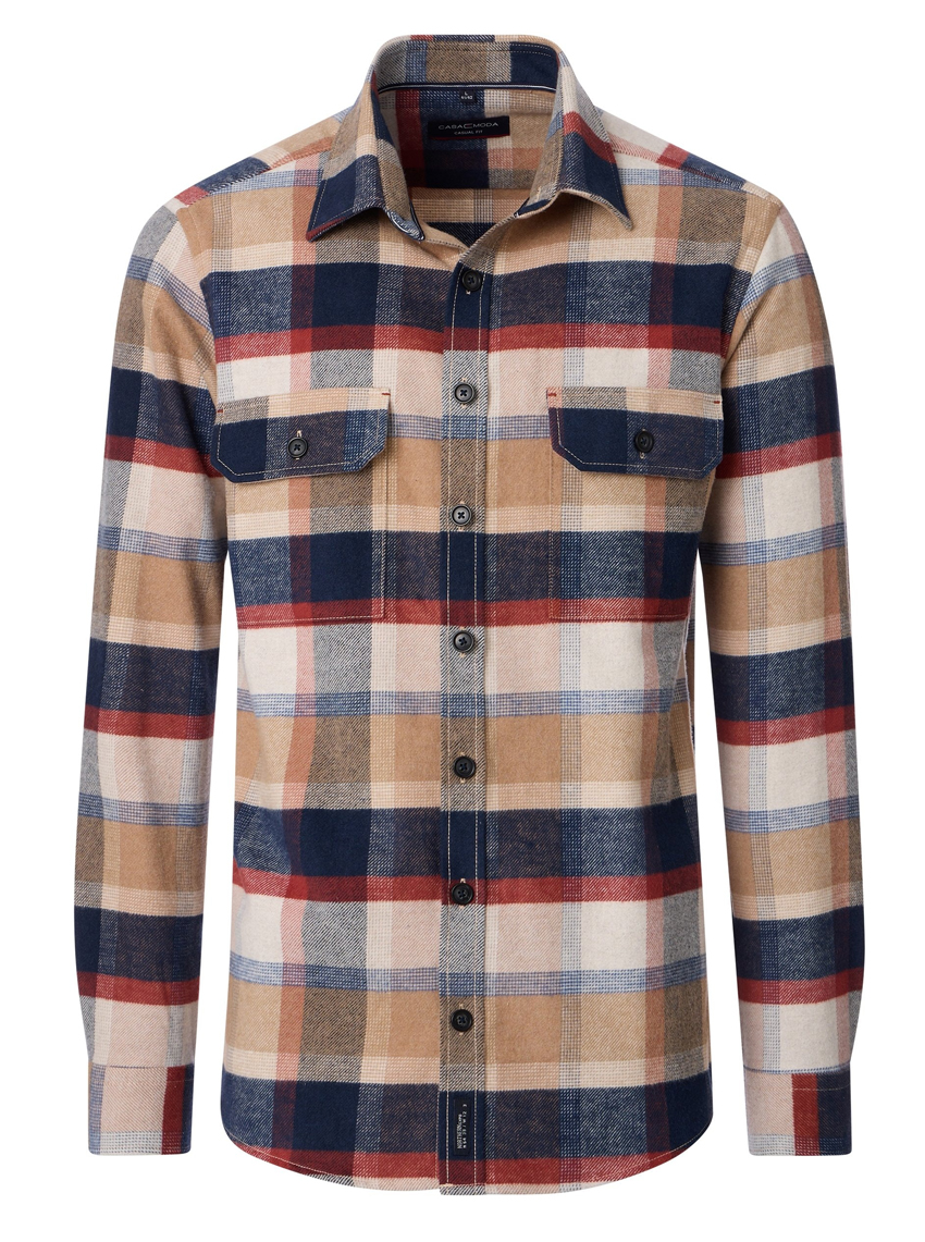 Casa Moda Geruit Overshirt - 454527200