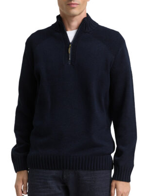 Tom Tailor Blauwe Gebreide Troyer - 1048768