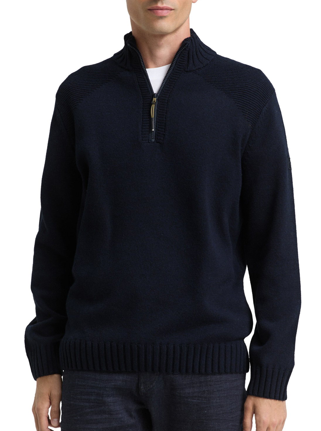 Tom Tailor Blauwe Gebreide Troyer - 1048768
