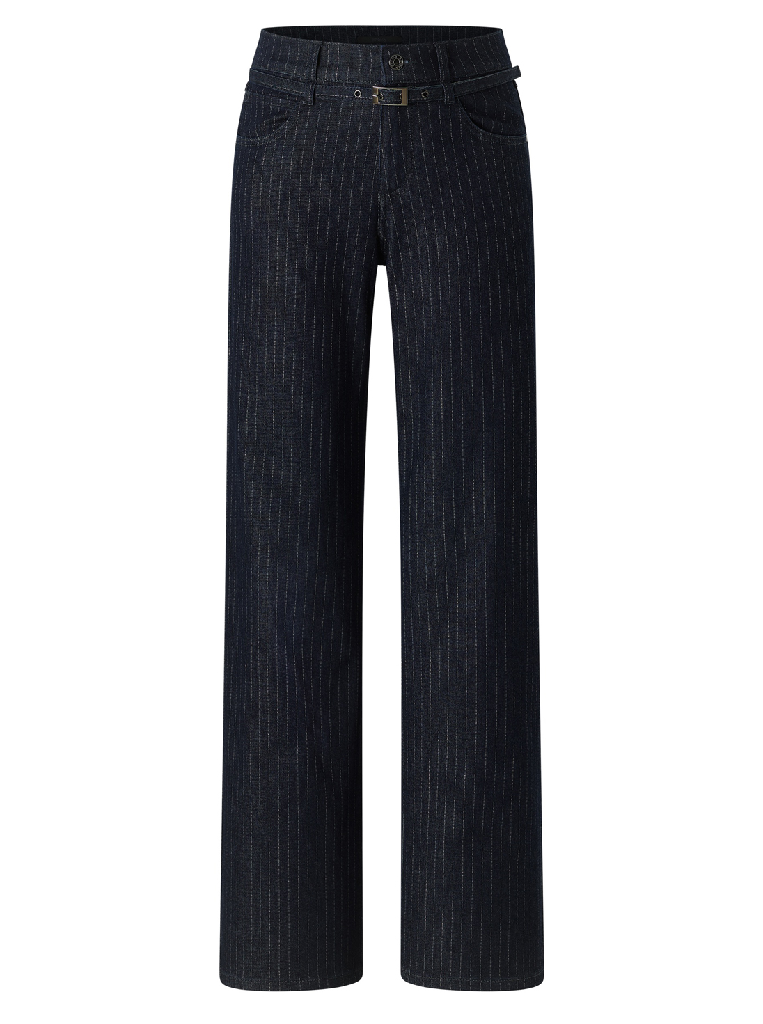 Angels Gestreepte Wide Leg Jeans - Liz Belt-247-2565