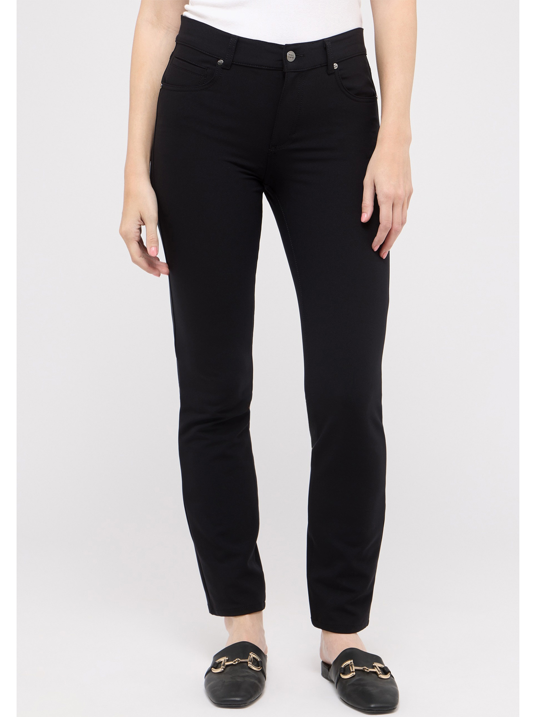 Angels Zwarte Dames Jeans - Cici-711-3400