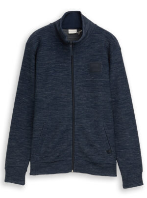 Tom Tailor Blauw Sweat Jacket - 1050857