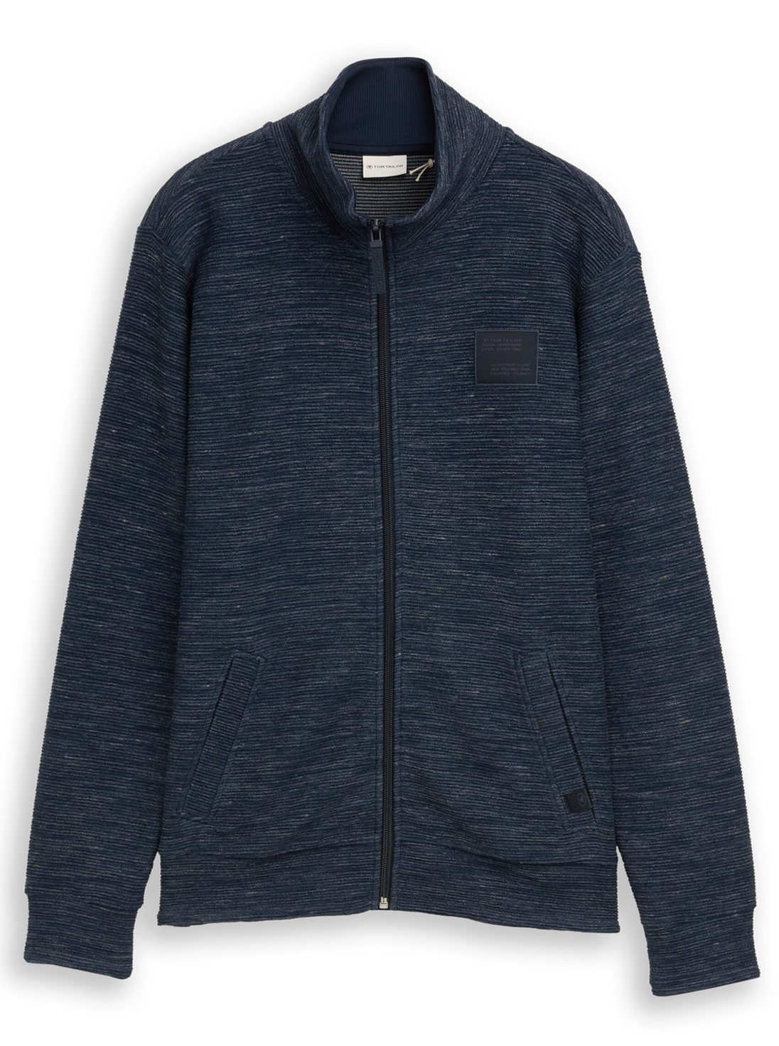 Tom Tailor Blauw Sweat Jacket - 1050857