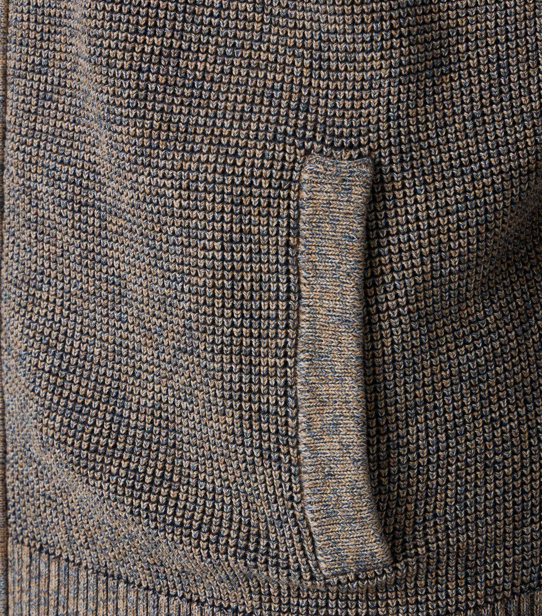 Casa Moda Beige Gemeleerd Heren Vest - 126250010