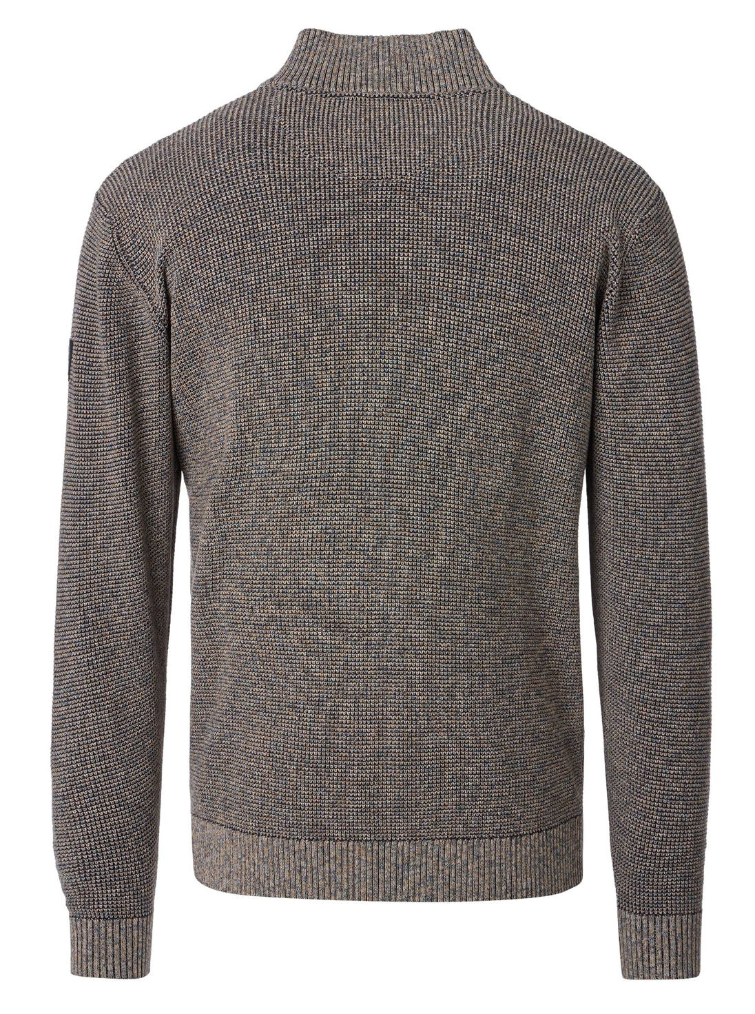 Casa Moda Beige Gemeleerd Heren Vest - 126250010