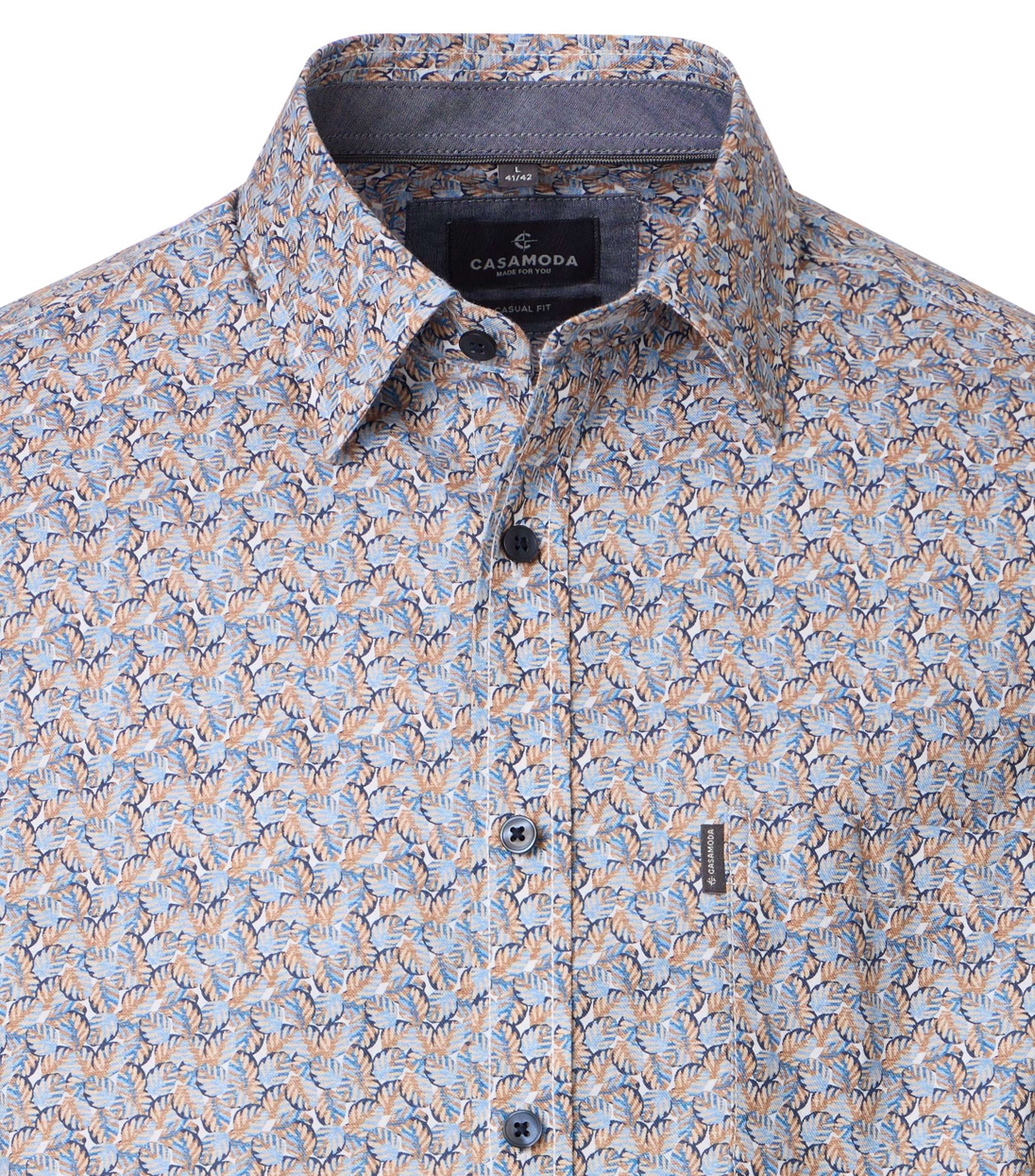 Casa Moda Overhemd met print - 126130050