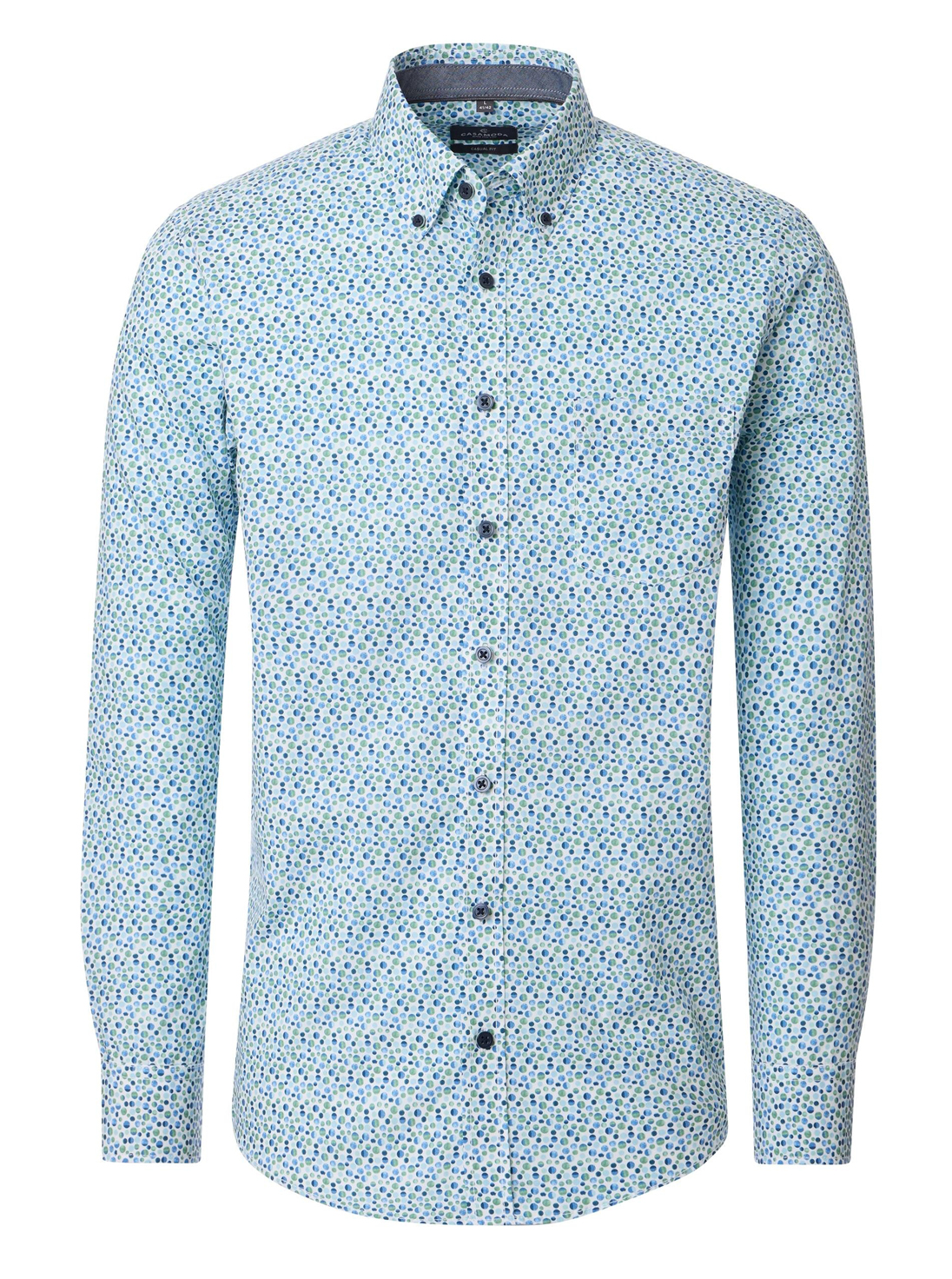 Casa Moda Groen Lange mouw Shirt - 126130260