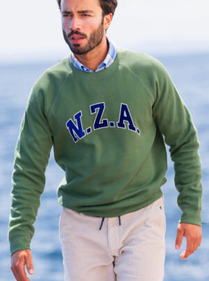 New Zealand Auckland Groene Ronde hals Sweater - 26AN305