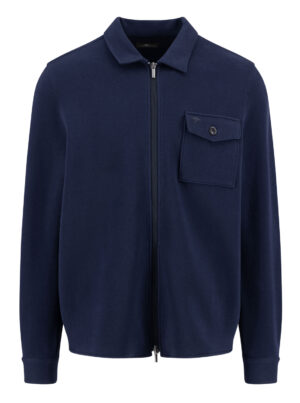 Fynch Hatton Donkerblauw Overshirt - 1512-1720