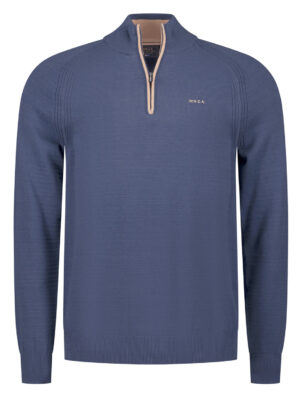 NZA Blauwe Half-zip Trui - 26AN406