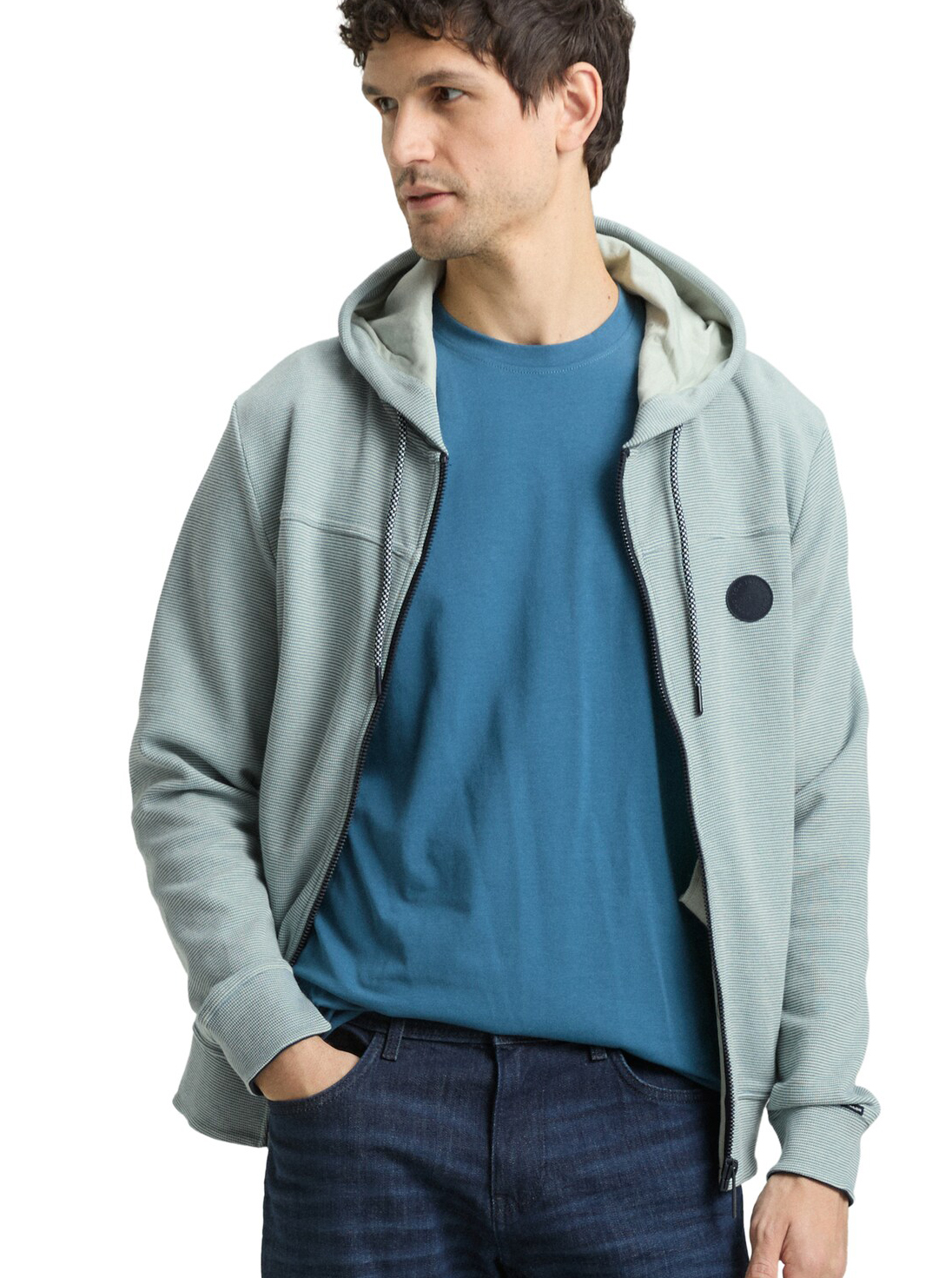 Tom Tailor Hoodie Sweatvest - 1050165