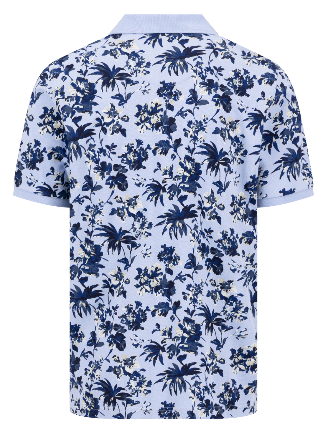Fynch Hatton Blauwe Korte mouw Polo - 1603-1308