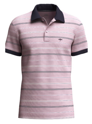 Fynch Hatton Roze Gestreepte Polo - 1603-1906