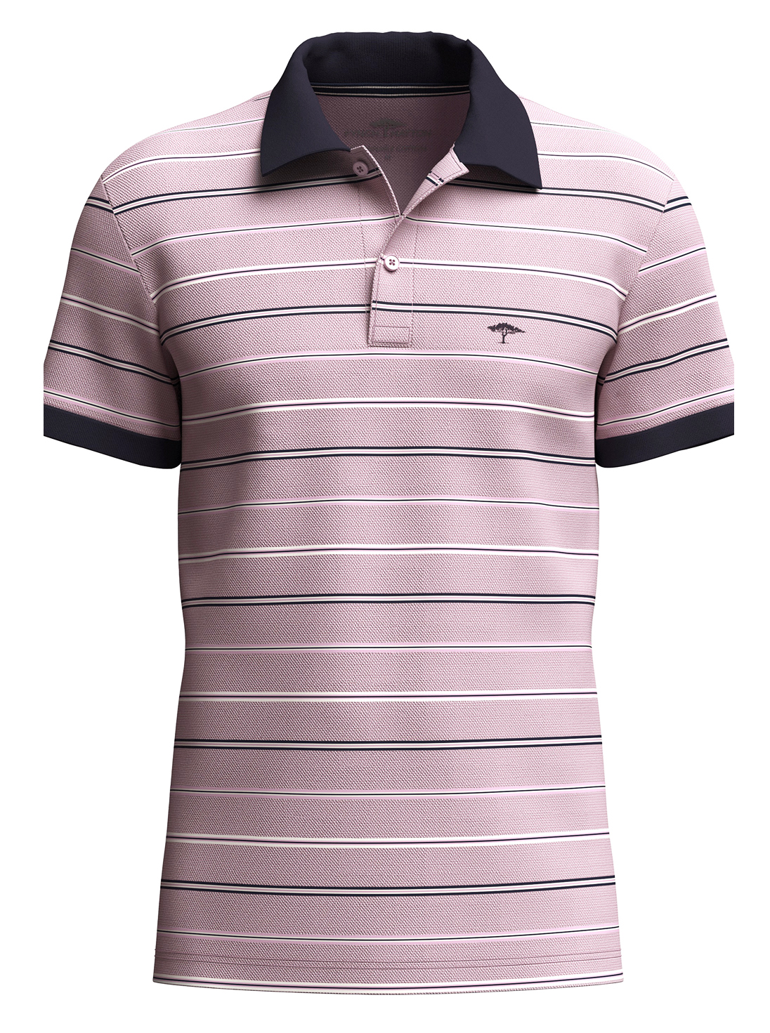 Fynch Hatton Roze Gestreepte Polo - 1603-1906
