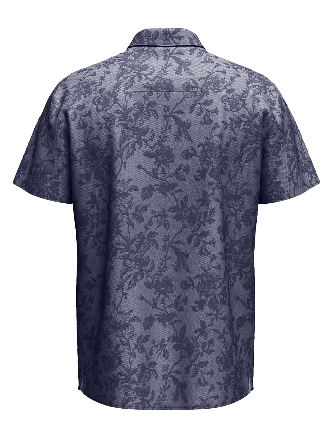 Fynch Hatton Donkerblauw Pique Overhemd - 1603-1910