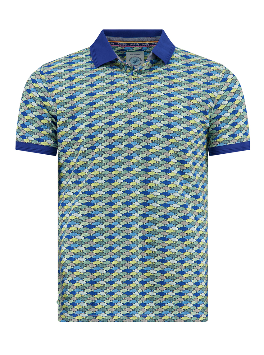 A Fish Named Fred Polo Graphic Fish - 33.302