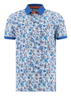 A Fish Named Fred Stretch Polo Floral - 33.307