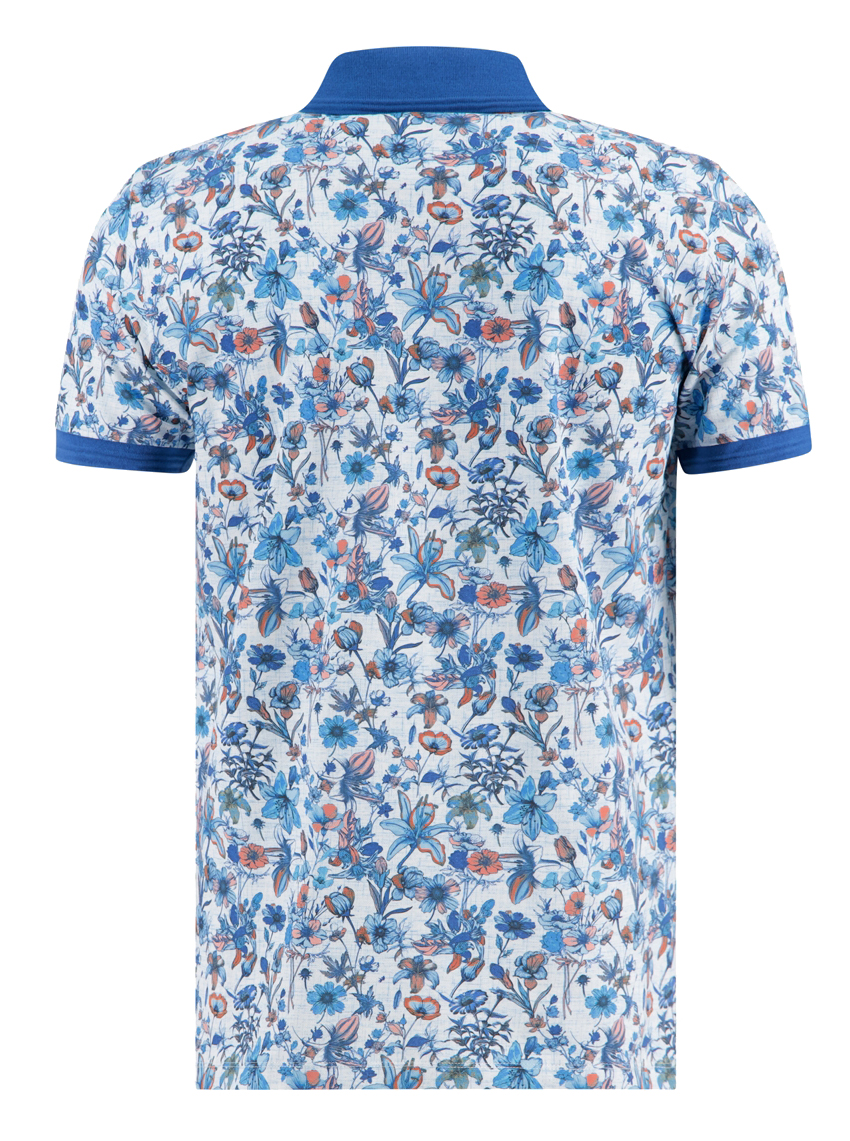 A Fish Named Fred Stretch Polo Floral - 33.307
