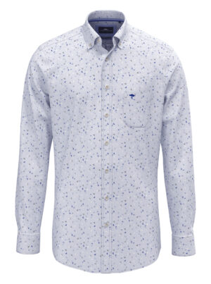 Fynch Hatton Blauw Lange mouw Overhemd - 1602-8230