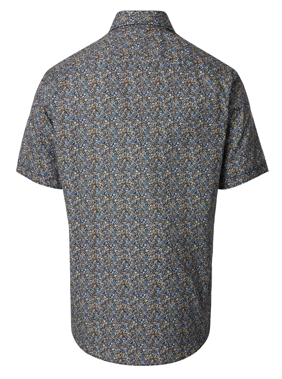 Casa Moda Overhemd Korte mouw Navy - 126130221