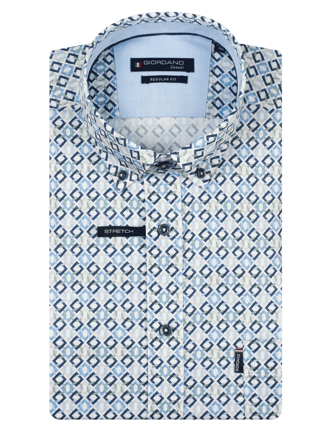 Giordano Casual Overhemd met Print - 617024 Clr: 70