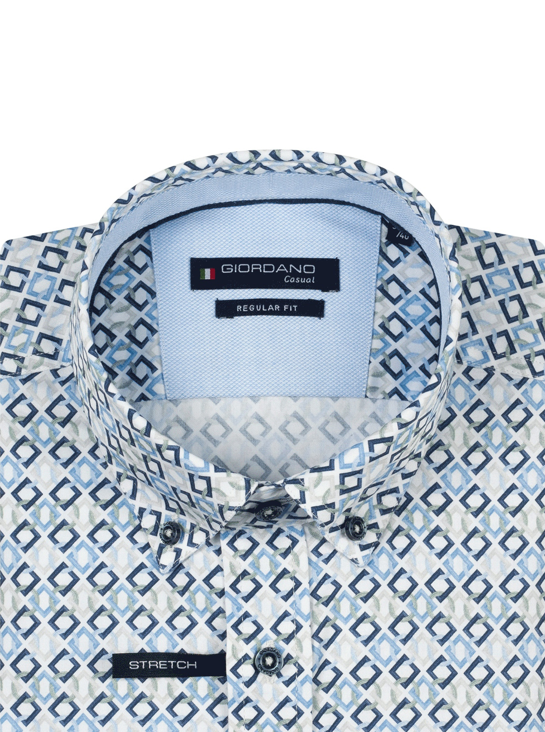 Giordano Casual Overhemd met Print - 617024 Clr: 70