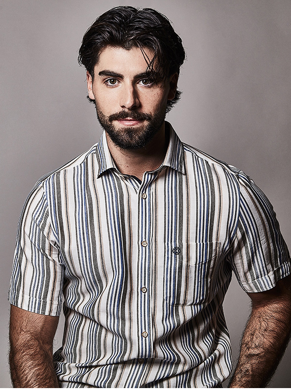 Fellows United Gestreept Korte mouw Shirt - 61.6632.173