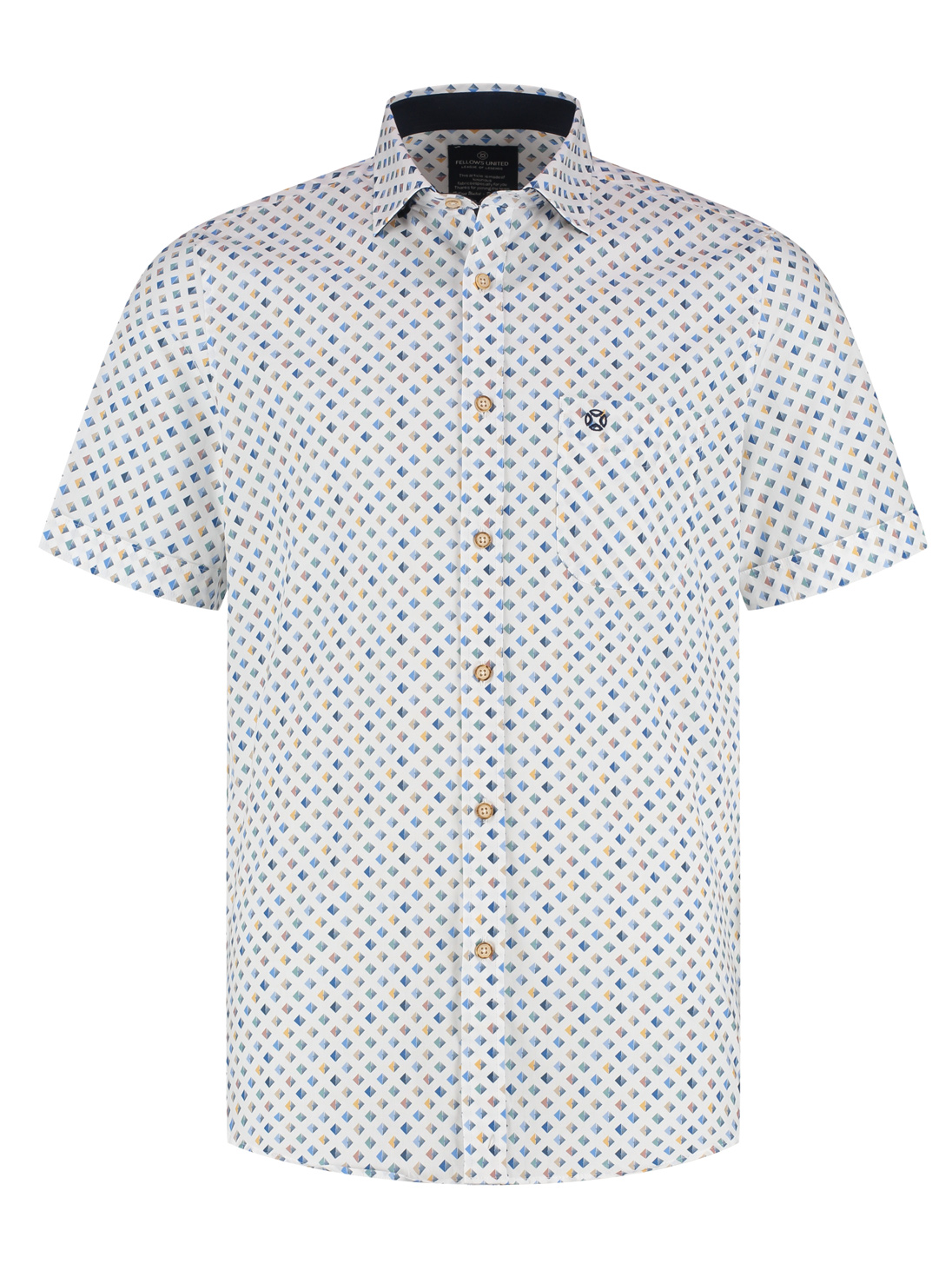 Fellows United Shirt Korte mouw - 61.6639.116