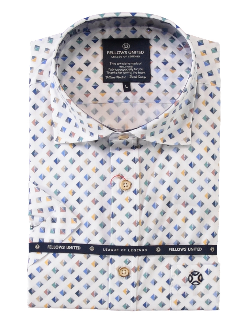 Fellows United Shirt Korte mouw - 61.6639.116