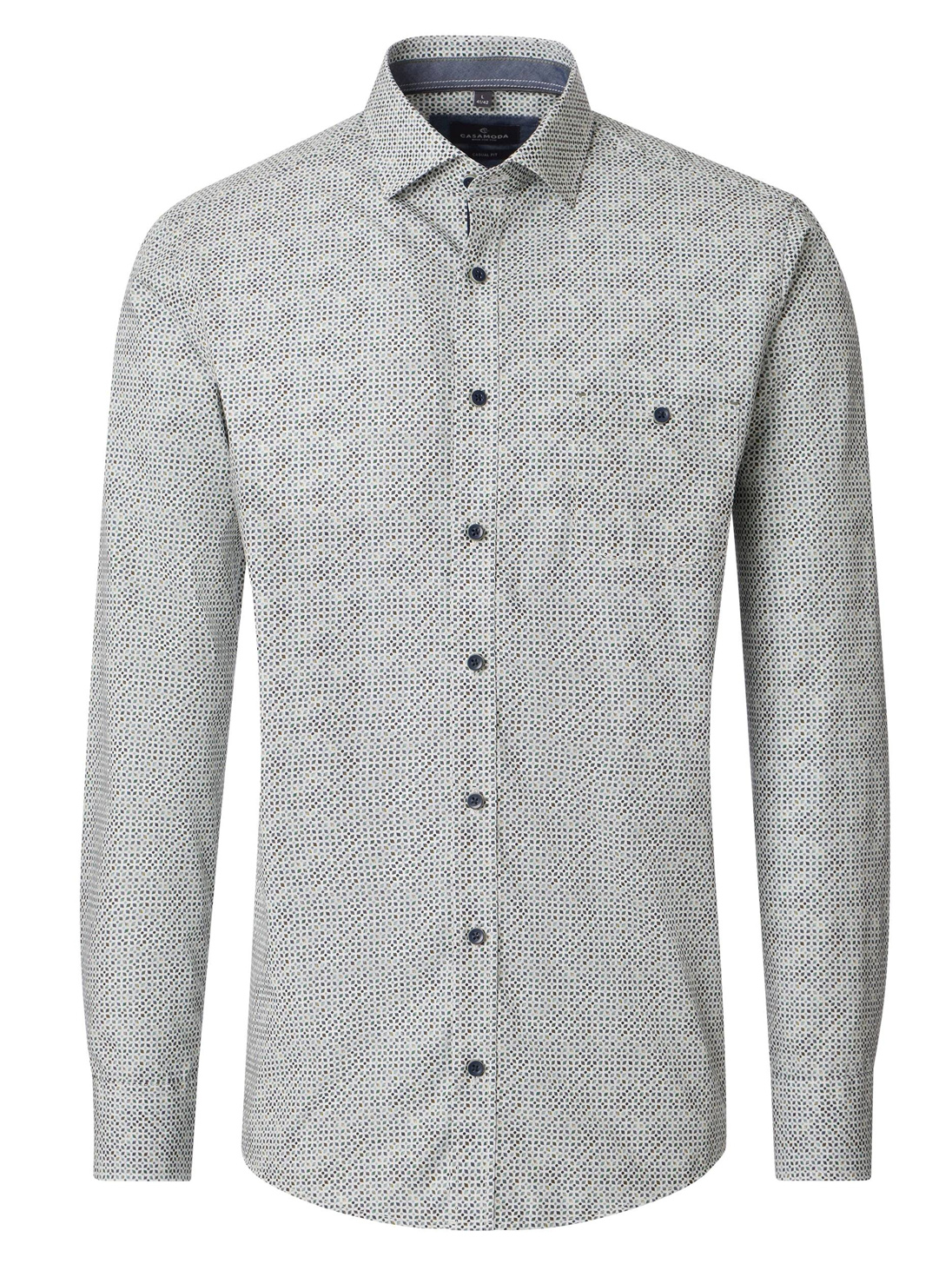 Casa Moda Casual fit Lange mouw Overhemd - 126130410
