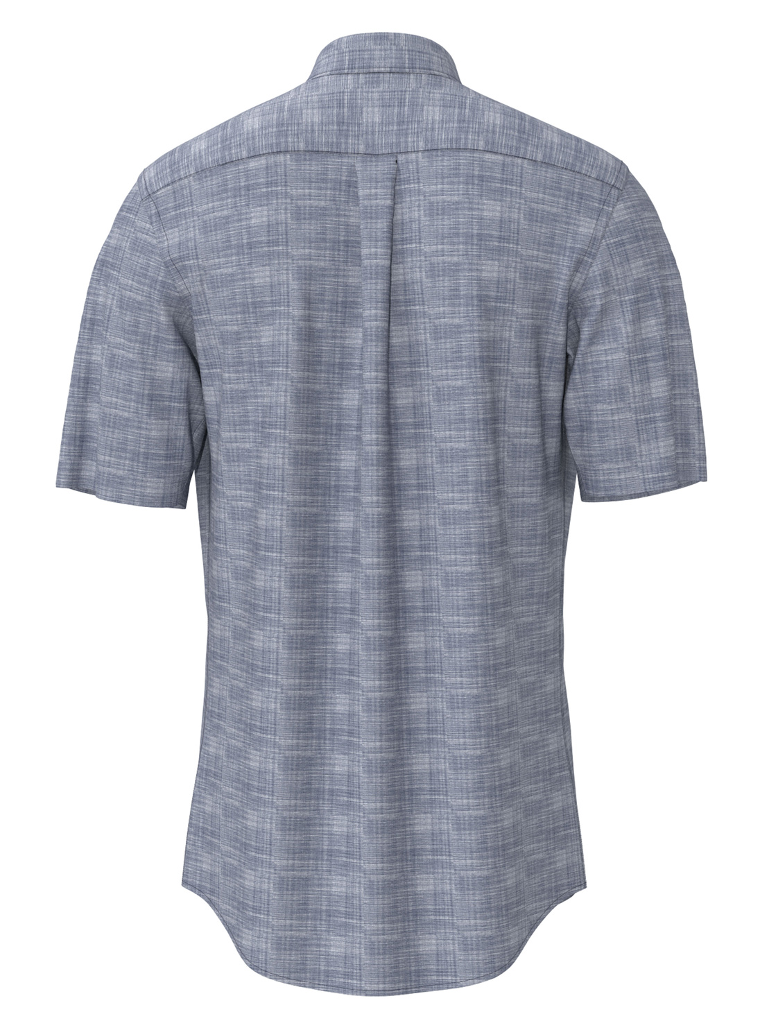 Fynch Hatton Blauw Linnen-look Overhemd - 1604-8091