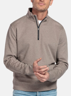Baileys Bruine Half-zip Sweater - 613145