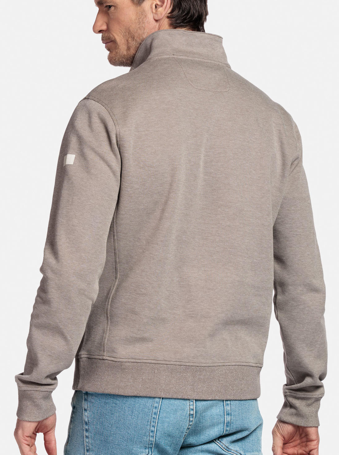 Baileys Bruine Half-zip Sweater - 613145