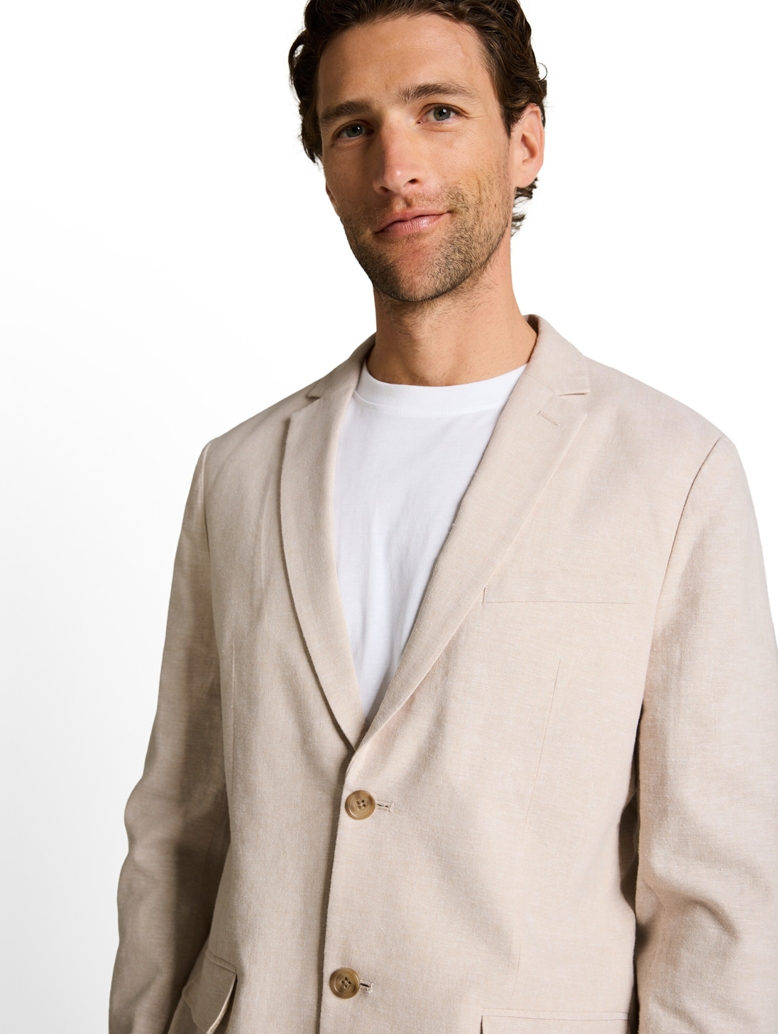 Tom Tailor Linnen Heren Colbert - 1050341.XX.10