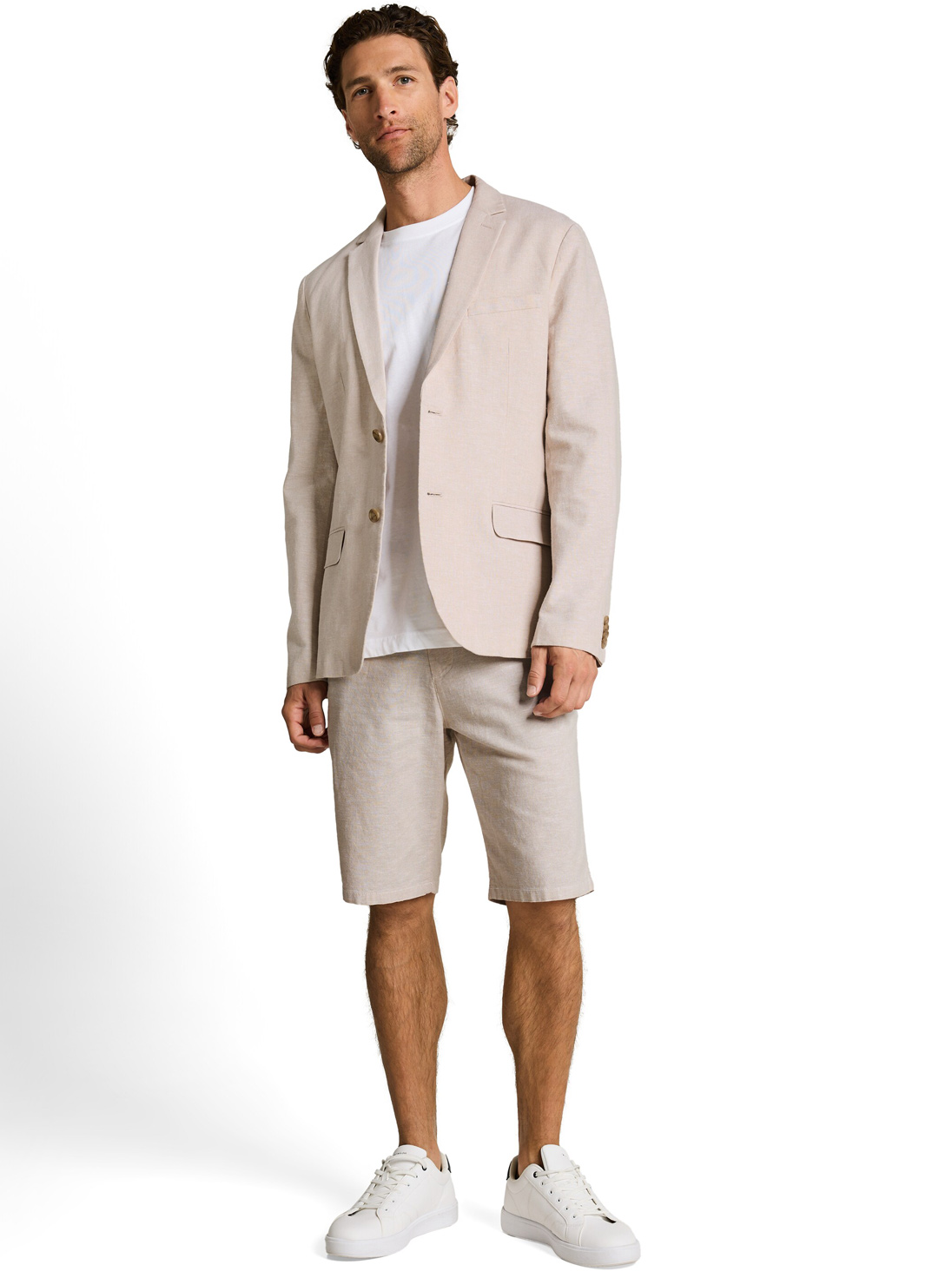 Tom Tailor Linnen Heren Colbert - 1050341.XX.10