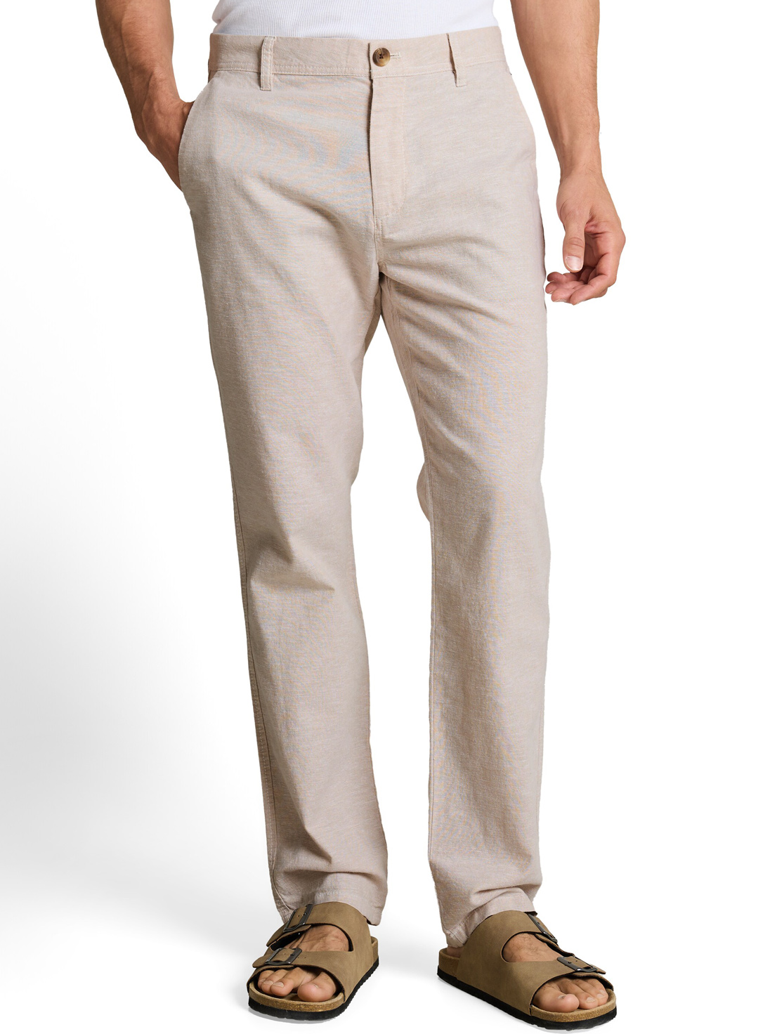 Tom Tailor Linnen Chino Broek - 1049622