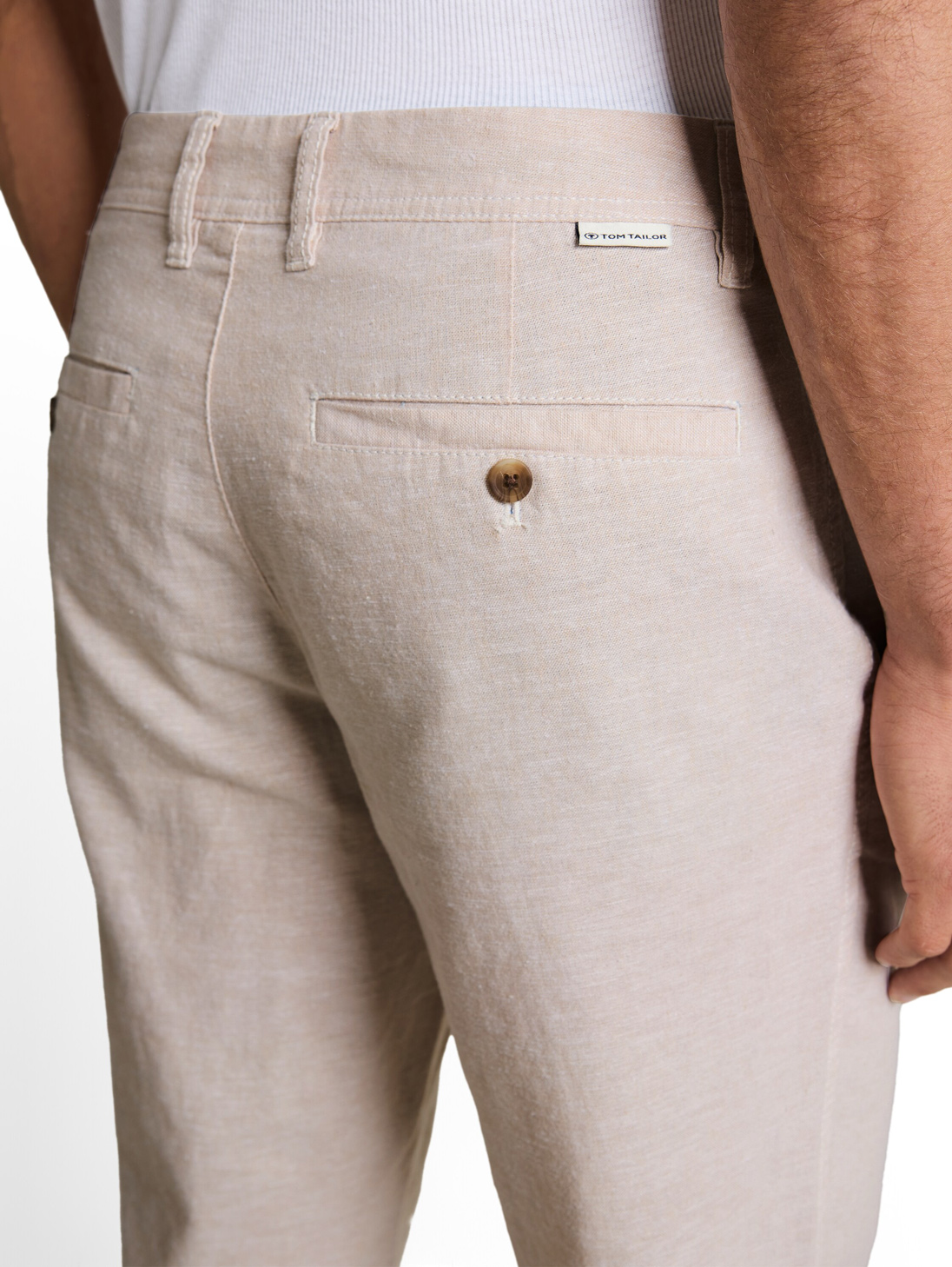 Tom Tailor Linnen Chino Broek - 1049622