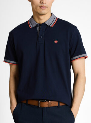 Tom Tailor Effen Pique Stretch Polo - 1050778