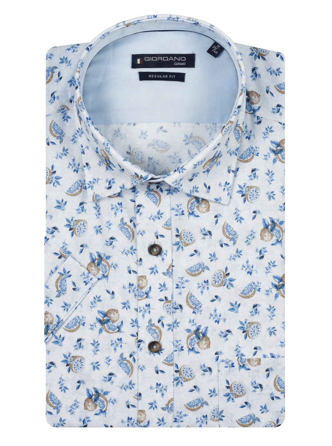 Giordano Casual korte mouw Overhemd - 616050