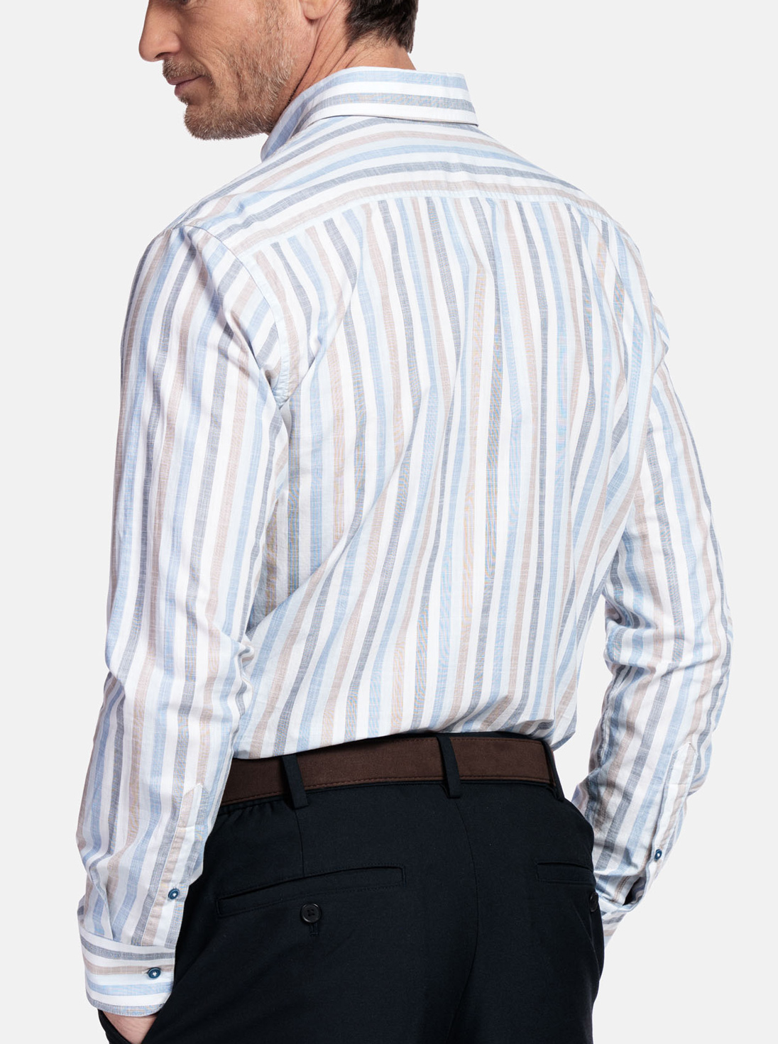 Giordano Gestreept Casual Overhemd - 617140 Clr: 61