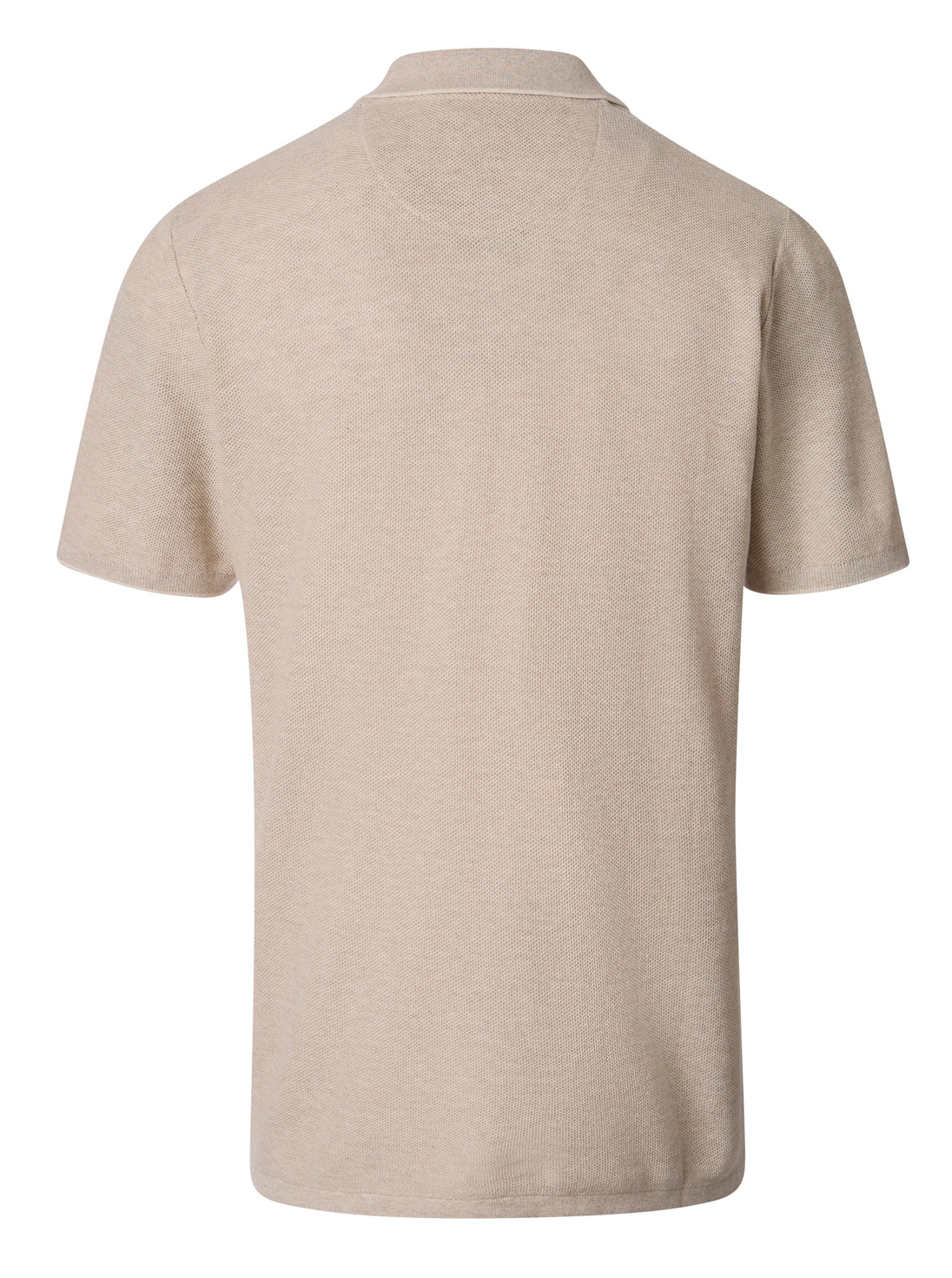 Casa Moda Zandkleurige Gebreide Polo - 126320001